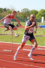 Senior mens 400 metres hurdles, 2019 North Eastern Track and Field Champs., Middlesbrough. Photo:  David T. Hewitson/Sports for All Pics